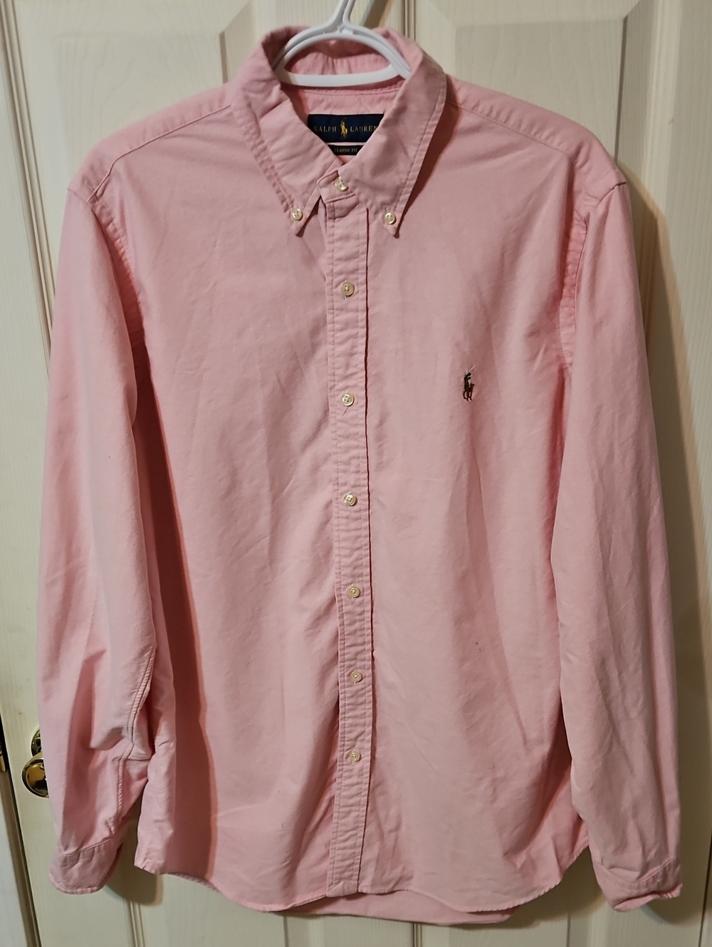 Ralph Lauren Men’s Pink Button-Down Oxford Shirt